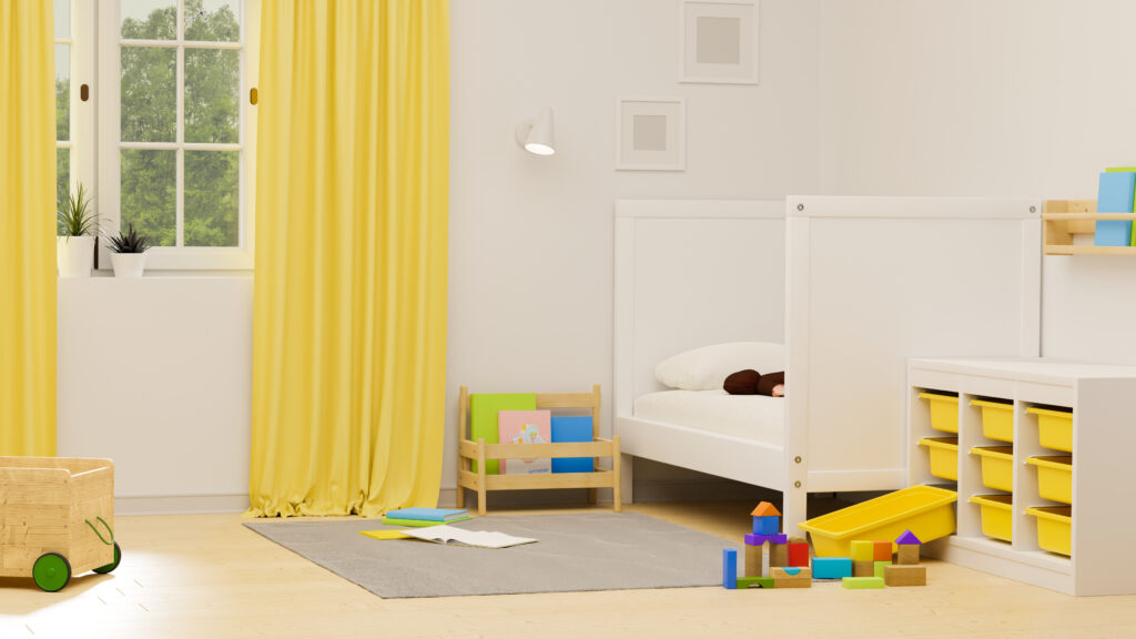 cortina-amarela-para-quarto-infantil
