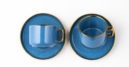 Conjunto de Xícaras de Chá Azul: Uma Experiência Encantadora