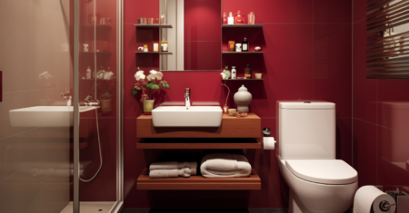 Banheiro Marsala: Transforme Seu Banheiro com a Elegância