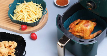 Cesto de Silicone para Air Fryer: Praticidade e Limpeza na Cozinha