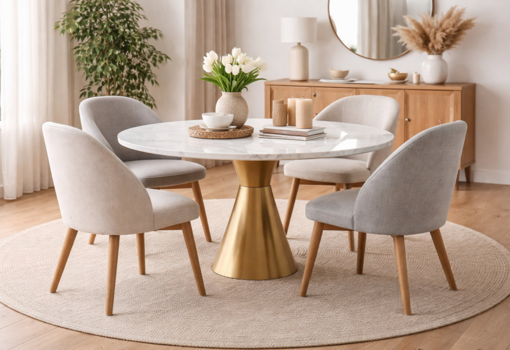 Mesa de Jantar Redonda: Guia Completo para Escolher, Decorar e Aproveitar ao Máximo