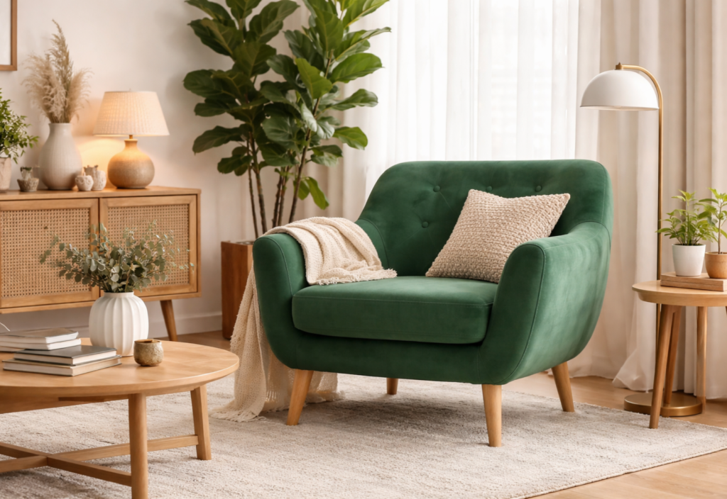 Poltrona Verde: Dicas para Transformar Sua Decoração com Estilo e Personalidade