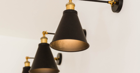 Arandelas Pretas para Destacar Detalhes na Decoração