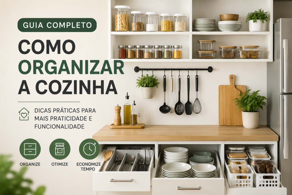 Como Organizar a Cozinha: Guia Completo para Praticidade e Funcionalidade